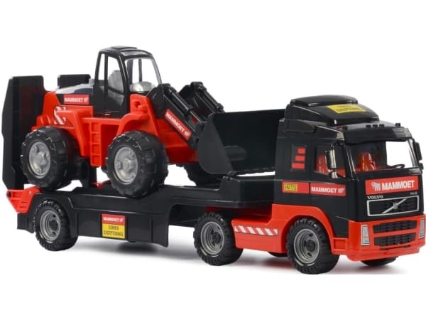 Polesie 56733 MAMMOET Volvo - bergingsbil + lader i nettet