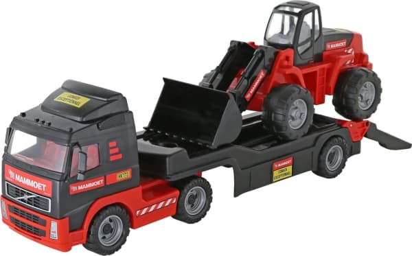 Polesie 56733 MAMMOET Volvo - bergingsbil + lader i nettet