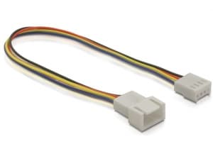 DeLOCK Cable Fan 4pin, 0,2 m, Molex (4-pin), Molex (4-pin)
