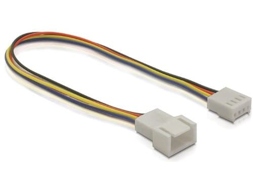 DeLOCK Cable Fan 4pin, 0,2 m, Molex (4-pin), Molex (4-pin)