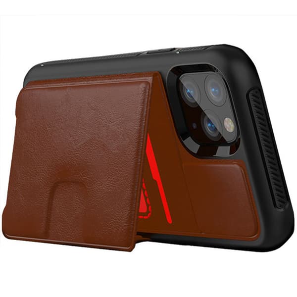Smidigt Stilsäkert Skal med Kortfack - iPhone 11 Pro Max
