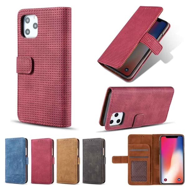 iPhone 11 Pro - Praktiskt Retro Plånboksfodral (LEMAN)