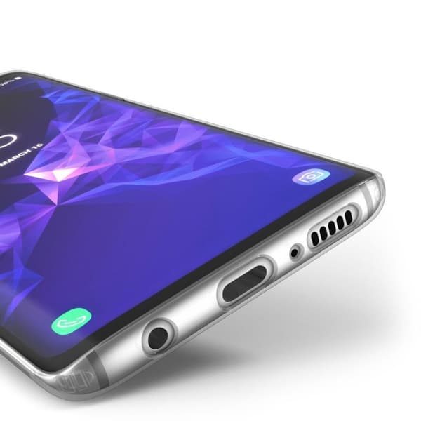 Samsung Galaxy S9 - Caseflex Elegant Skal Bakstycket