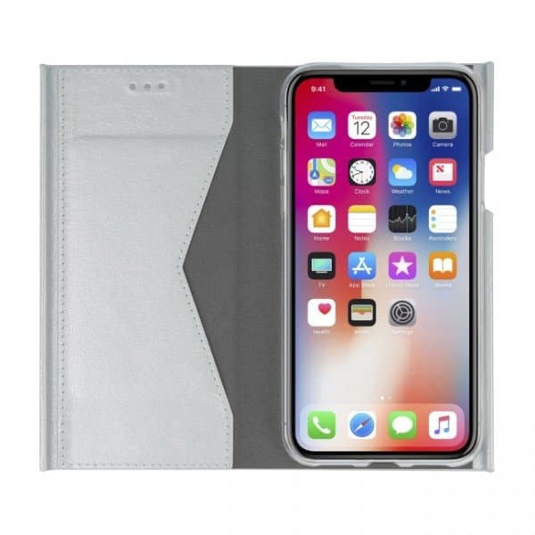 Samsung Galaxy S8 Plus - Beeyo Grande Mobilplånbok - Silver
