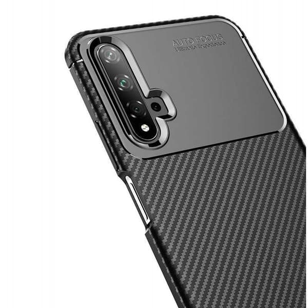 Huawei Nova 5T Shockproof Slim Cover FullCarbon V4