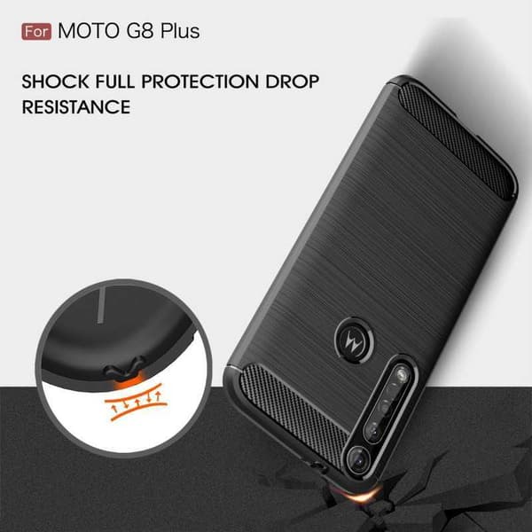 Motorola Moto G8 Plus Shockproof Shell SlimCarbon