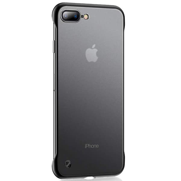 iPhone 8 Plus - Kraftfullt Stöttåligt Skal Svart Svart