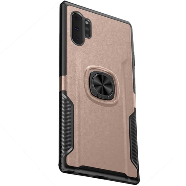 Skal med Ringh�llare - Samsung Galaxy Note10 Plus Roséguld