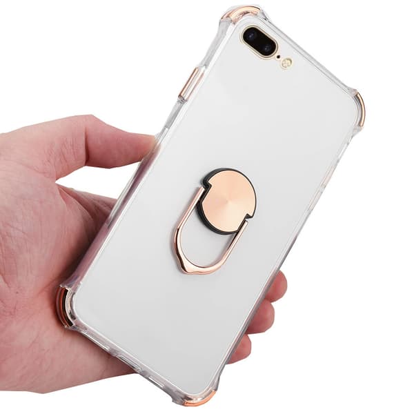Smidigt Smart Silikonskal Ringhållare - iPhone 8 Plus