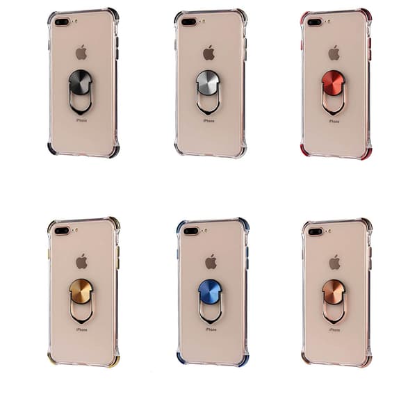iPhone 8 Plus - Effektfullt Tunt Skal med Ringhållare