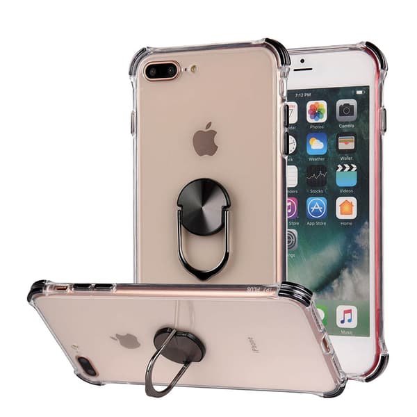iPhone 8 Plus - Praktiskt Skyddande Skal med Ringhållare