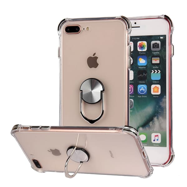 iPhone 8 Plus - Praktiskt Skyddande Skal med Ringhållare