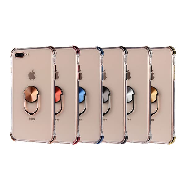 iPhone 8 Plus - Praktiskt Skyddande Skal med Ringhållare