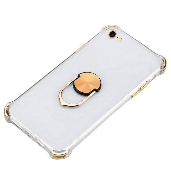 iPhone 6/6S - Praktiskt Skal med Ringhållare Guld