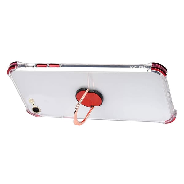 iPhone 6/6S - Skyddsskal med Ringhållare Röd