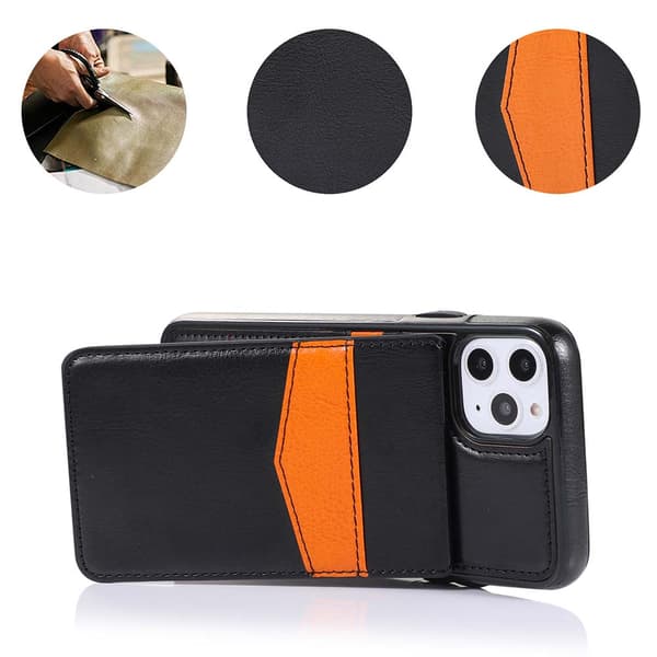 Genomtänkt (Leman) Skal med Kortfack - iPhone 11 Pro