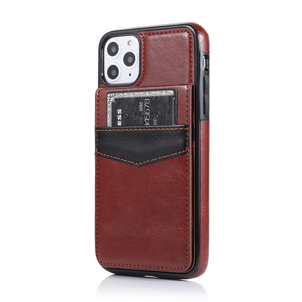 Genomtänkt (Leman) Skal med Kortfack - iPhone 11 Pro