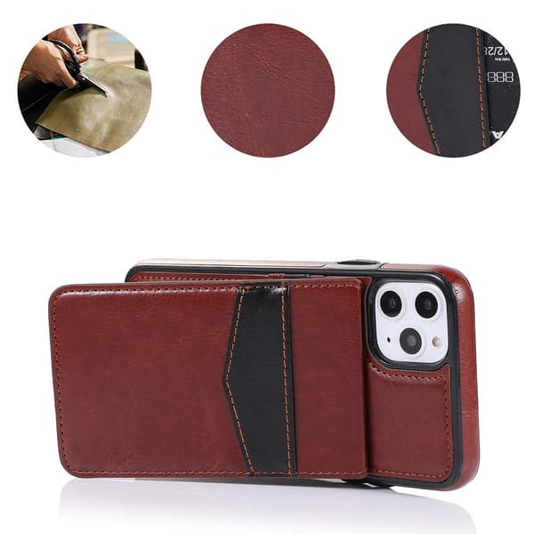 Genomtänkt (Leman) Skal med Kortfack - iPhone 11 Pro
