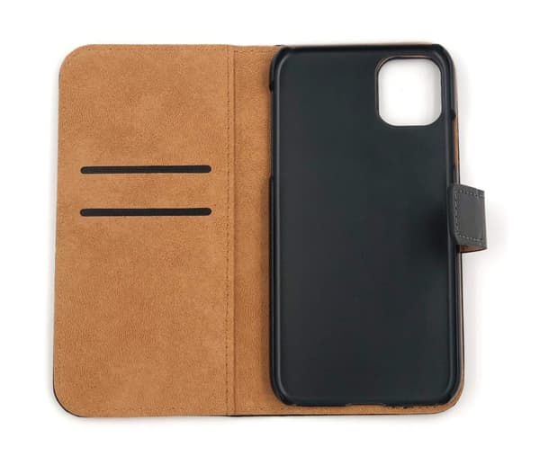 SKALO iPhone 11 Pro Plånboksfodral Äkta Skinn