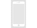 Miniatyrbilde 3 av 3: Woodcessories Woodcessories 3D Premium Glass iPhone 6 +/7 +/8+ White
