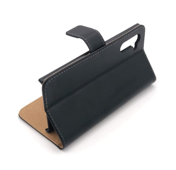 Plånboksfodral Äkta Skinn Samsung Note 10