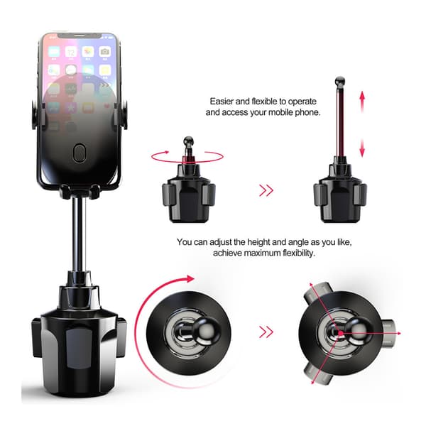 Mobiltelefonholder for koppholdere