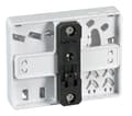 Miniatyrbilde 4 av 4: FTTH innendørs DIN-skinneboks for 4 fibre, 4 koblinger og holder for overflødig fiber (FTTH-BOX-IN-5)