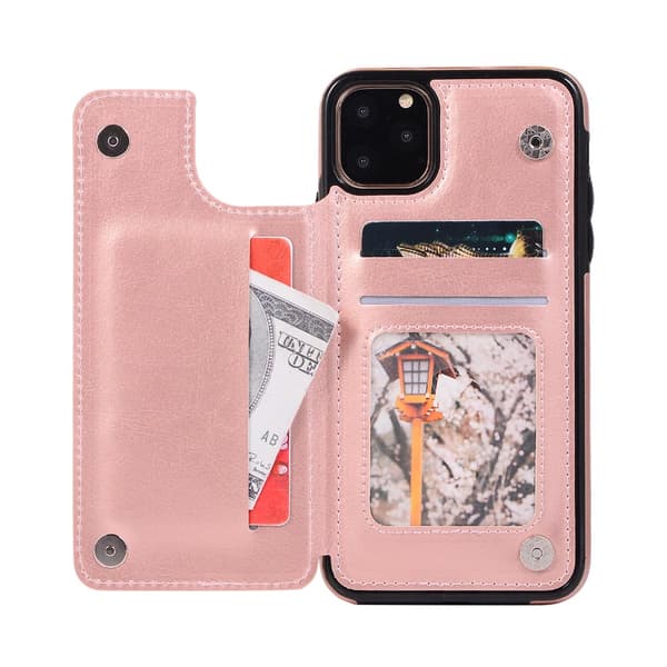 Elegant Stöttåligt Skal med Kortfack - iPhone 11