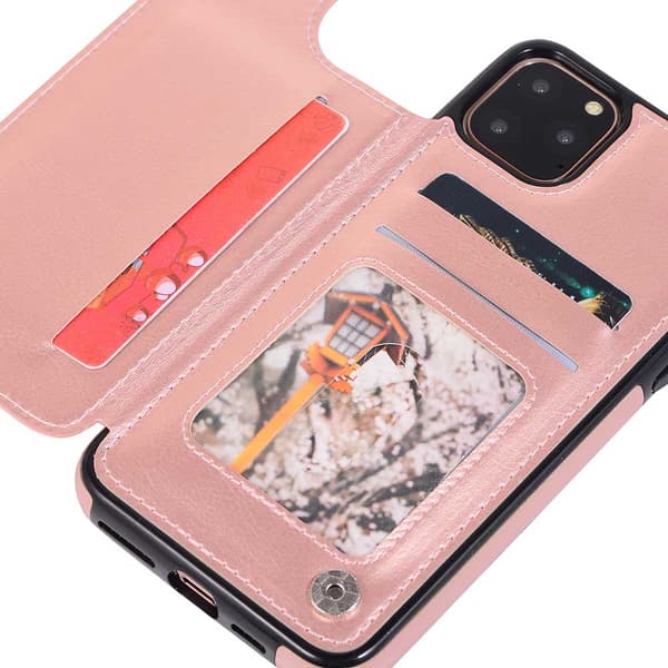 Elegant Stöttåligt Skal med Kortfack - iPhone 11