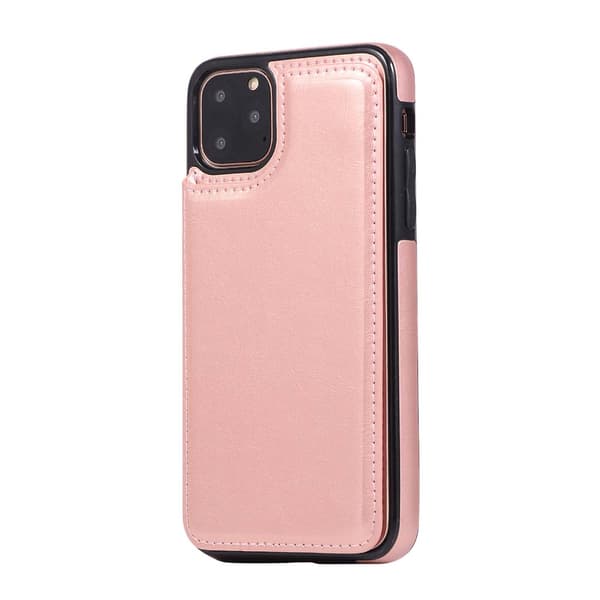 Elegant Smart Skal med Kortfack - iPhone 11 Pro Max