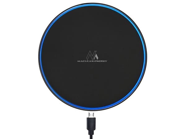 Maclean MCE250B - Trådløs ladepute - 10 watt - 2 A - svart