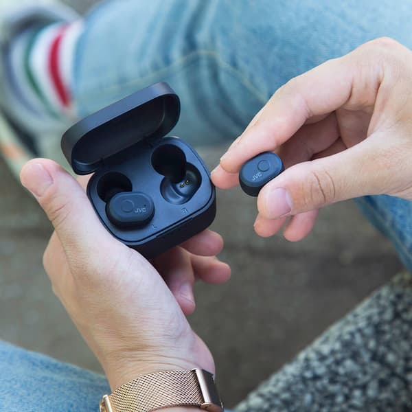 JVC Hörlur HA-A10T True Wireless In-Ear - Blå