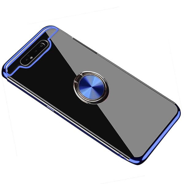 Professionellt Silikonskal med Ringhållare - Samsung Galaxy A80