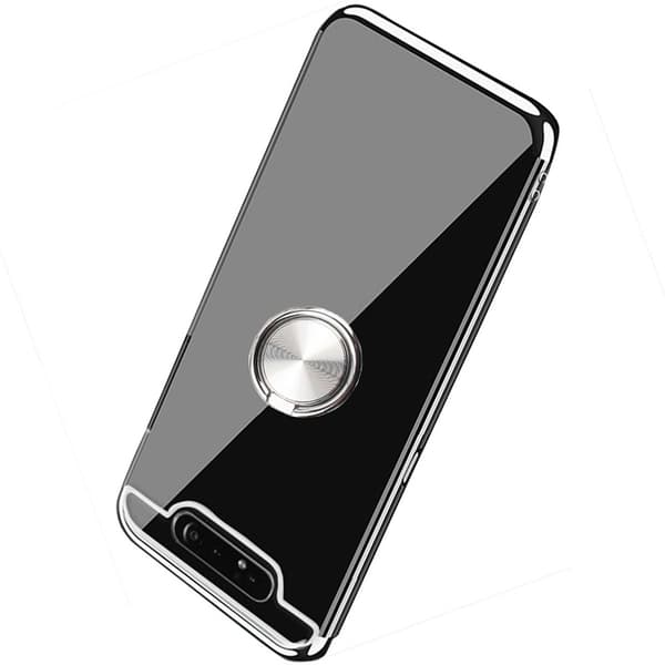 Professionellt Silikonskal med Ringhållare - Samsung Galaxy A80