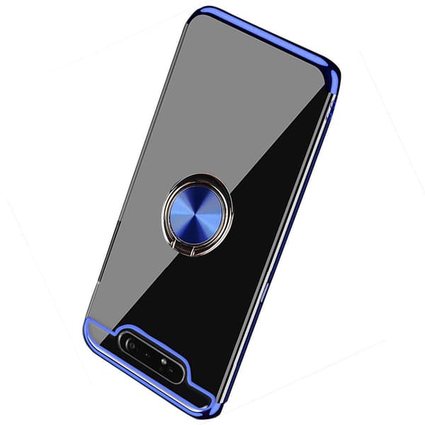 Professionellt Silikonskal med Ringhållare - Samsung Galaxy A80