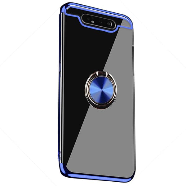 Genomtänkt Skal med Ringhållare - Samsung Galaxy A80