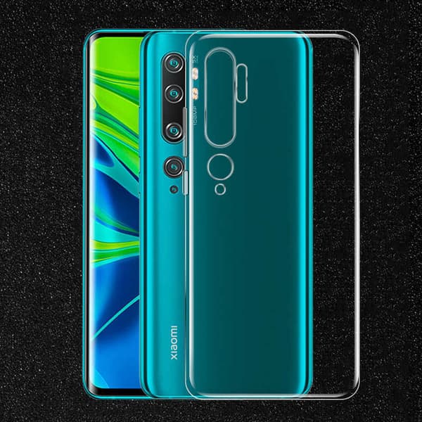Transparent Silikon TPU-Skal till Xiaomi Mi Note 10/10 Pro