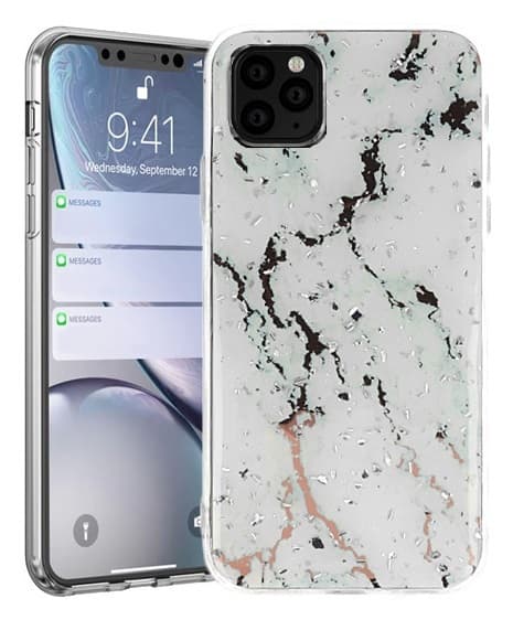 iPhone 11 Pro Skal - Marmor Vit