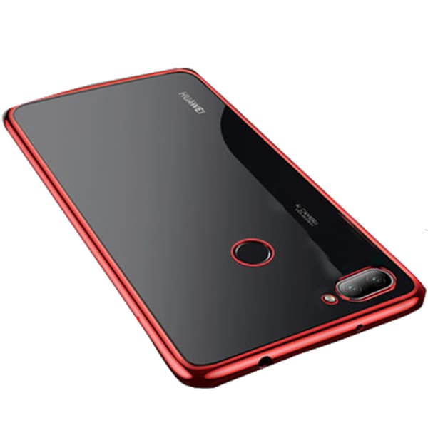Huawei P Smart 2018 - Skyddande Silikonskal från Floveme Röd Röd