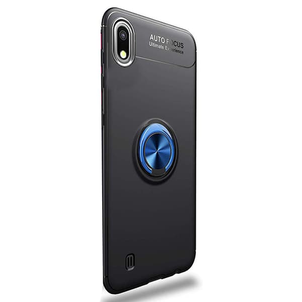 Samsung Galaxy A10 - Praktiskt Skyddande Skal med Ringhållare