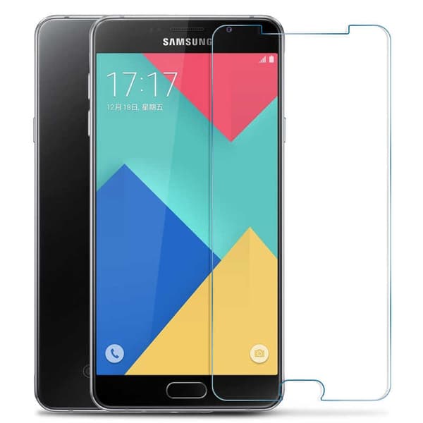 iCoverCase | Samsung Galaxy A3 2017 | 2- Pakke Skjermebeskytter | Herdet Glass