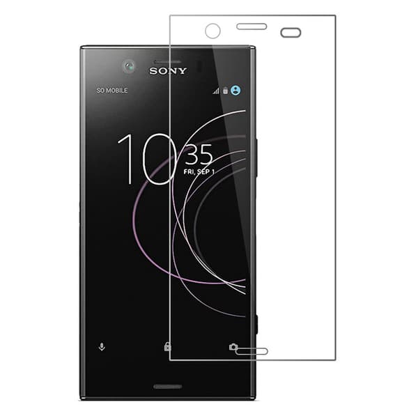 iCoverCase | Sony Xperia XZ1 | 2-Pakke Skjermebeskytter | Herdet Glass