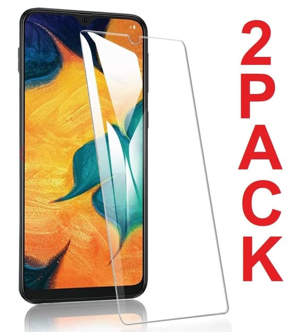 2 Pack Samsung Galaxy A10 tempered glass