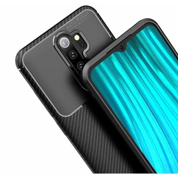 Xioami Redmi Note 8 Pro Stöttåligt Slimmat Skal FullCarbon V4