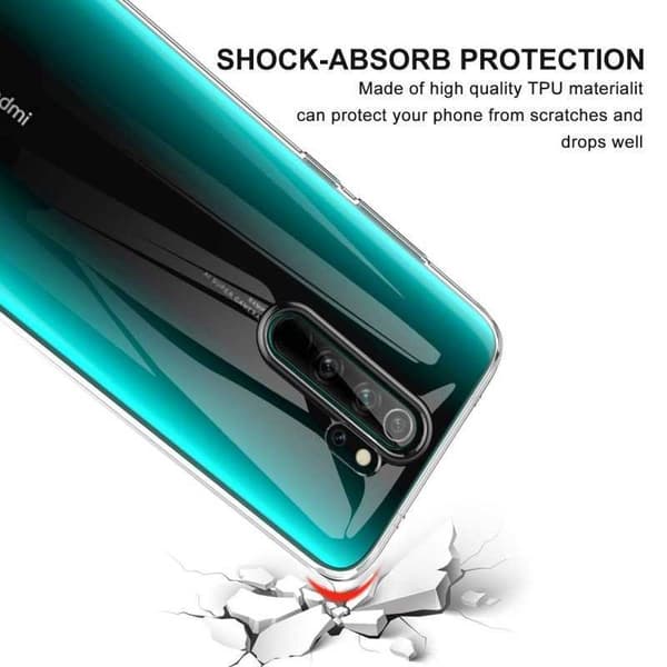Xiaomi Redmi Note 8 Pro Stötdämpande Mjukt Skal Simple