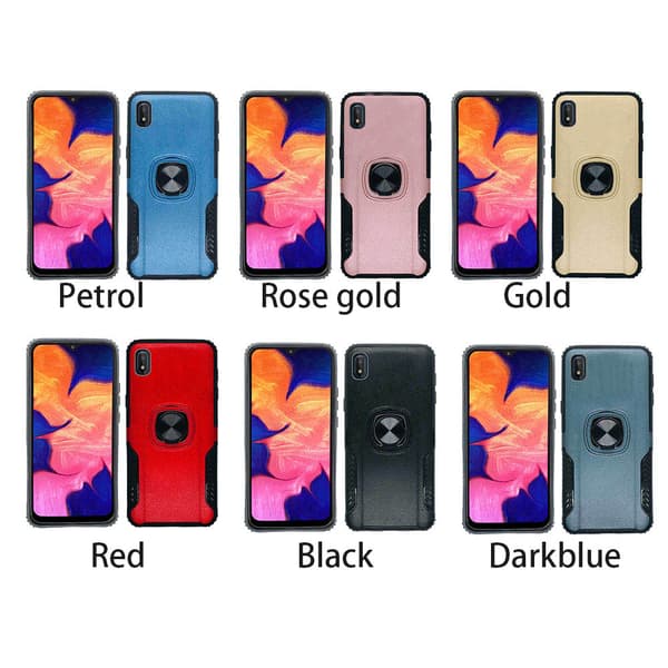 Genomtänkt Skal med Ringhållare - Samsung Galaxy A10