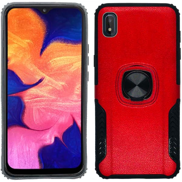 Elegant Skyddsskal med Ringhållare LEMAN - Samsung Galaxy A10