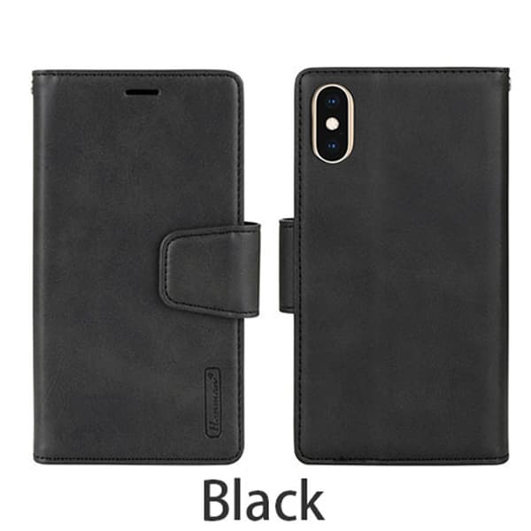 iPhone X/XS - Stilsäkert Dubbelfunktion Hanman Plånboksfodral