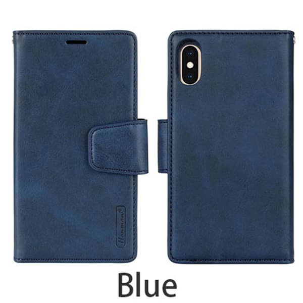 iPhone X/XS - Stilsäkert Dubbelfunktion Hanman Plånboksfodral