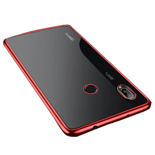 Huawei Y6 2019 - Exklusivt Kraftfullt Silikonskal